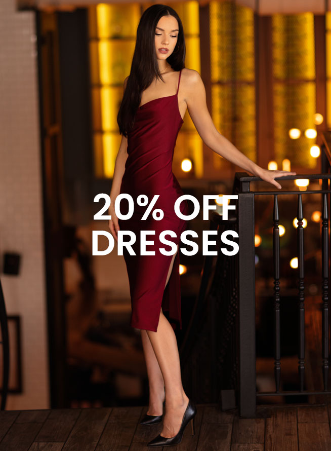 20% dresses